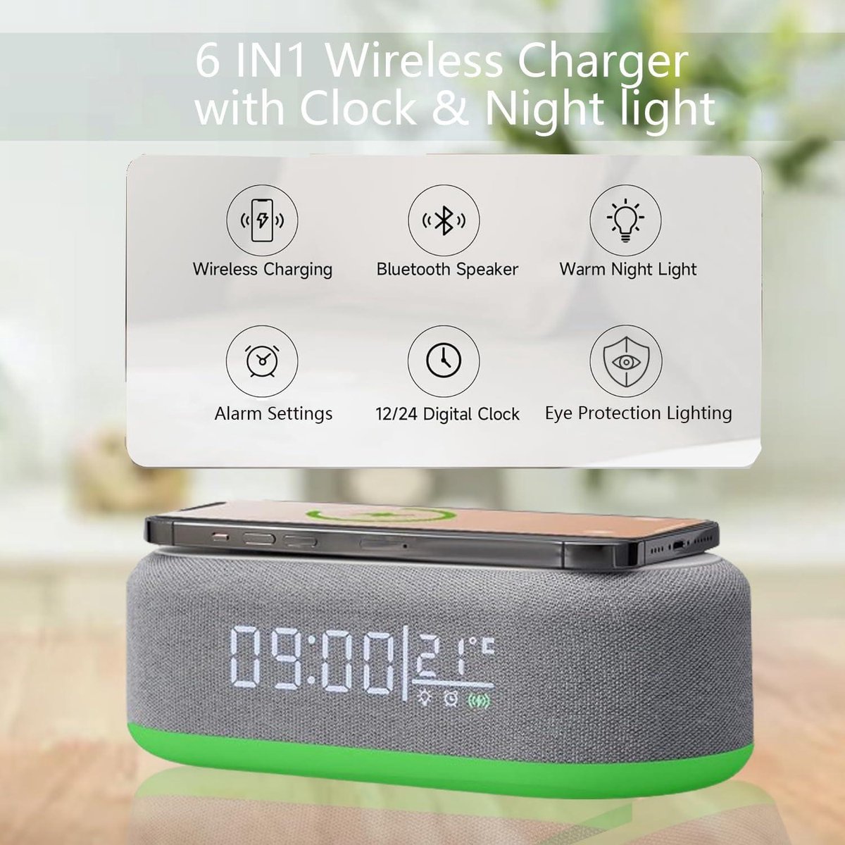 Ntech Draadloze Oplader iPhone 12 & 13 MagSafe Oplaadpakket (15W