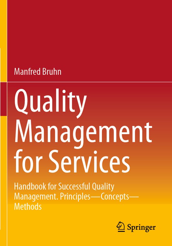 Quality Management for Services - cover