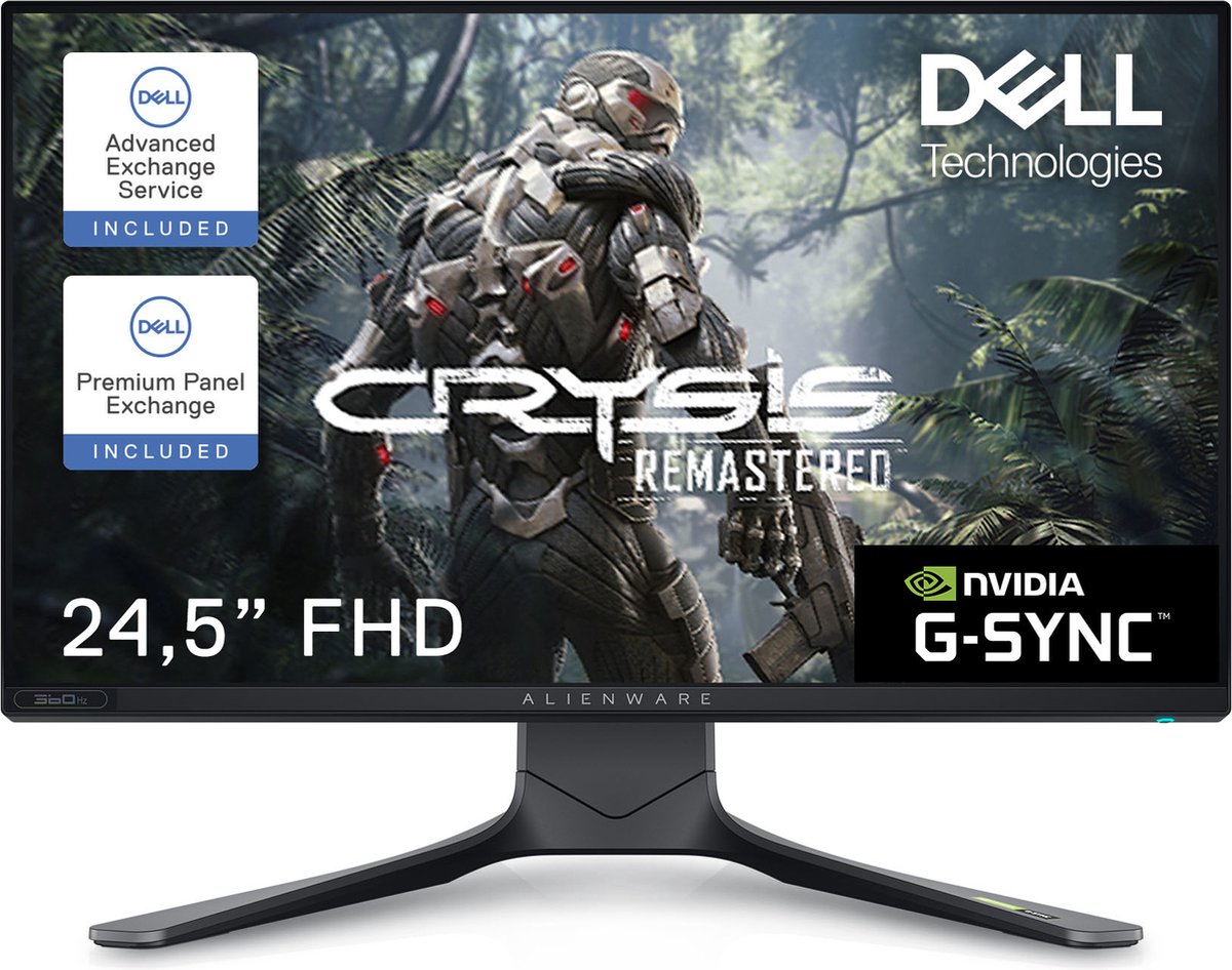 Dell Alienware AW2521H - IPS Gaming Monitor - 360Hz - G-Sync