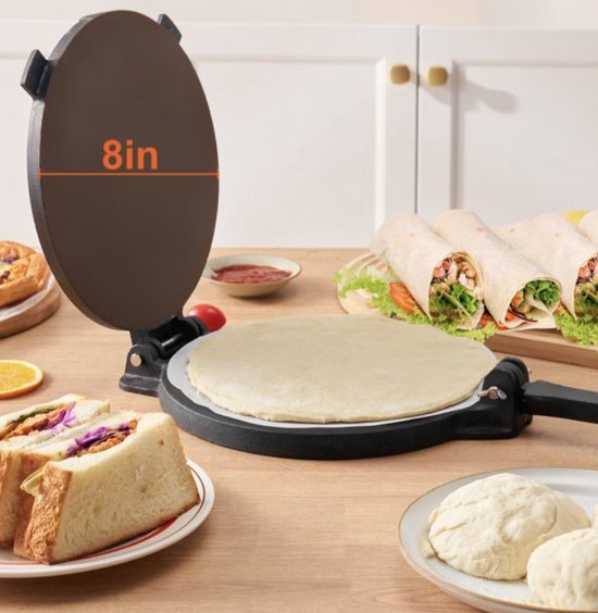 Uno Casa Machine à Tacos en Fonte de 25,4 cm - Appareil pour Quesadillas et Tortillas