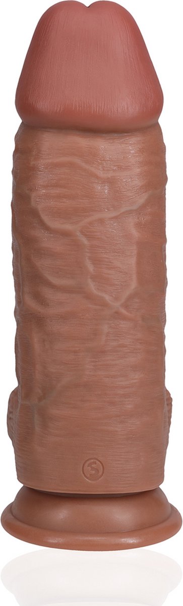 Goedkoopste Extra Thick Straight with Balls 25,4 cm - Tan