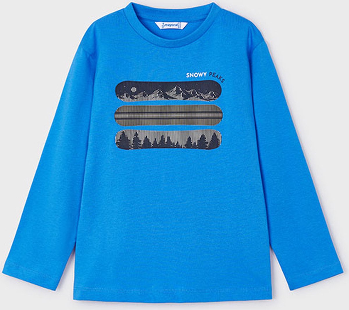 MAYORAL - T-shirt - Maat 92 - Jongens - blauw -