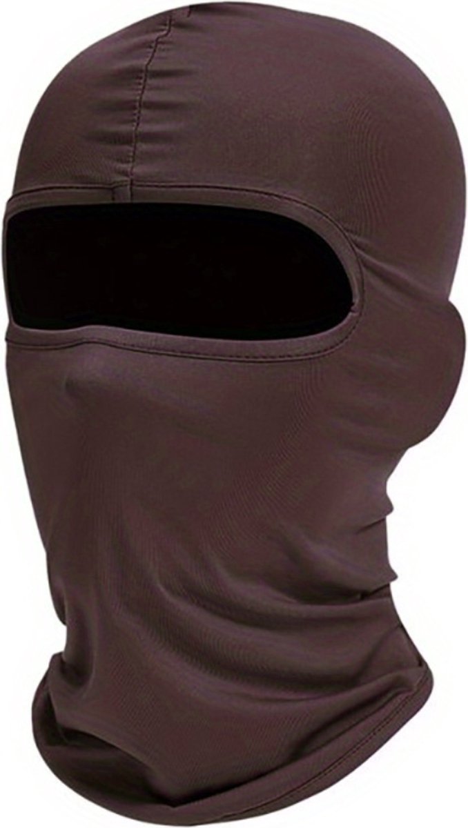 Nivard Ski Masker Ski Mask Balaclava Winter Masker Bivakmuts Full Face Mask Koffie Bruin