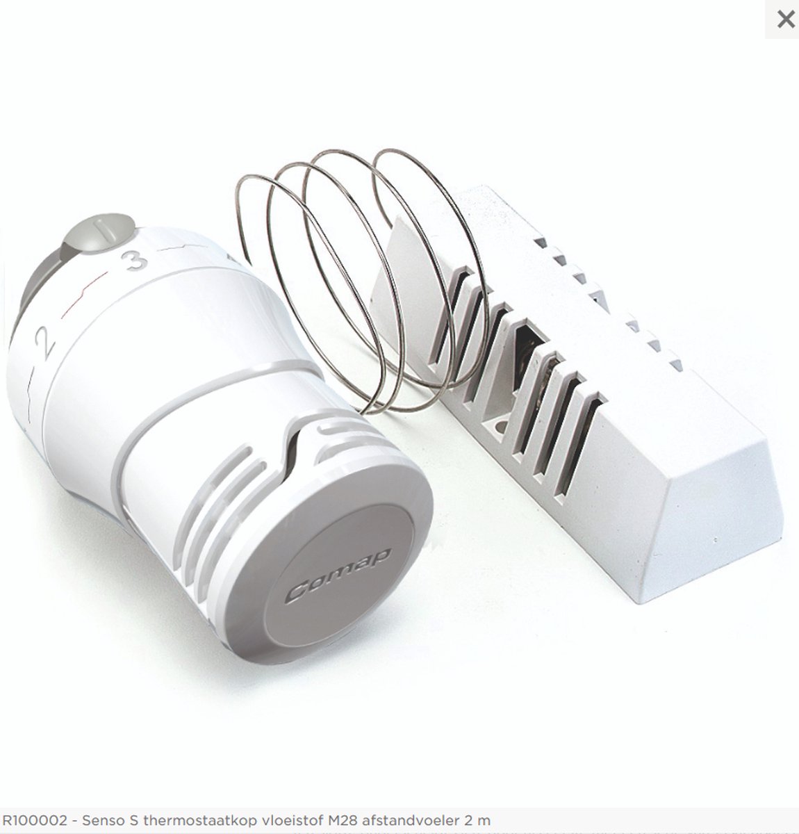 Comap Senso S radiatorthermostaatkop M28 met voeler op afstand 2m.