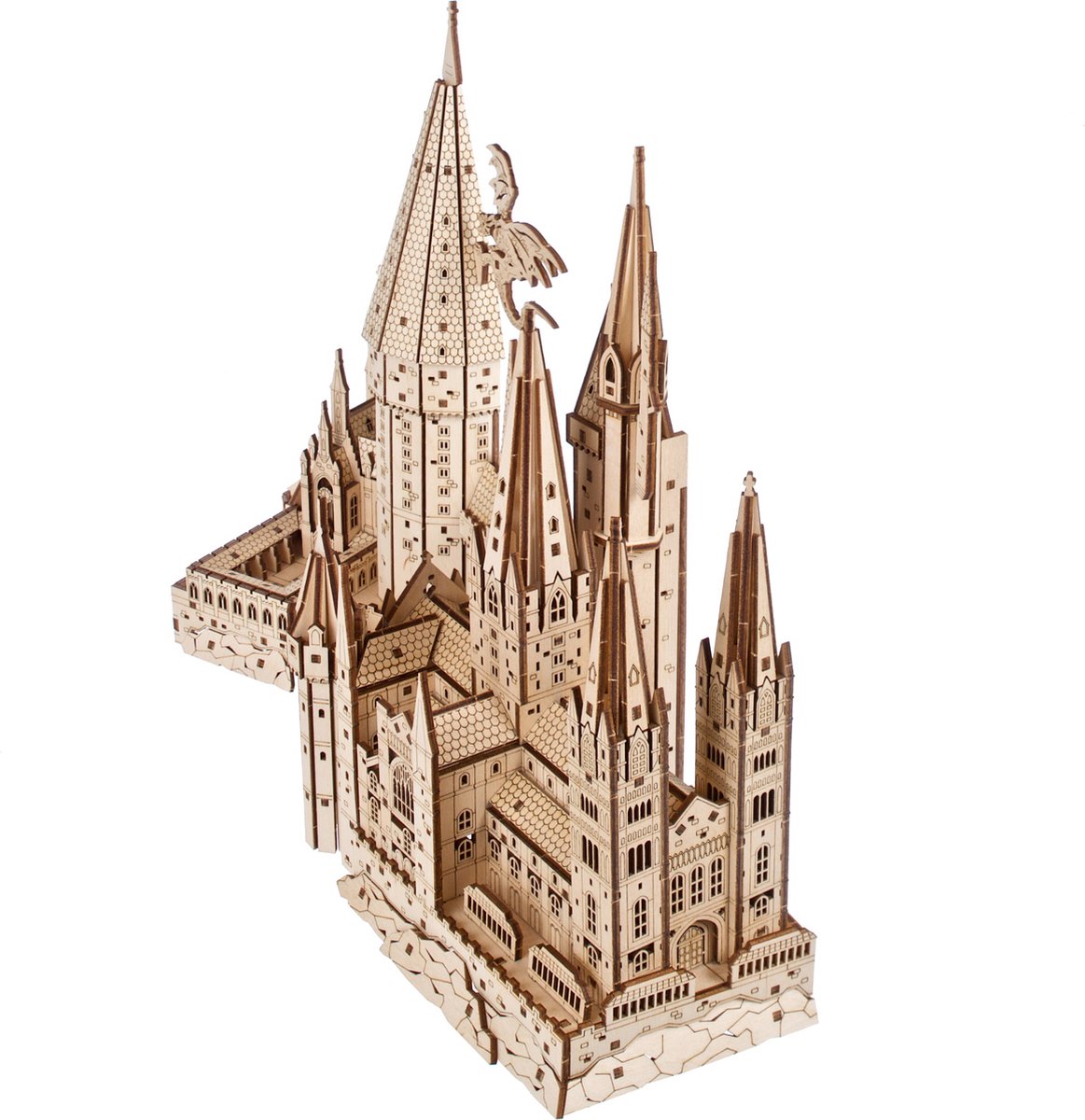 UGEARS 3D Modelbouw - Hogwarts™ Castle - Harry Potter™ - Mechanisch Bouwpakket Hout - Educatief Speelgoed — afbeelding 3