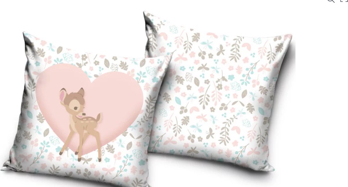 Disney Bambi Love Kussenhoes 40x40 cm Velvet