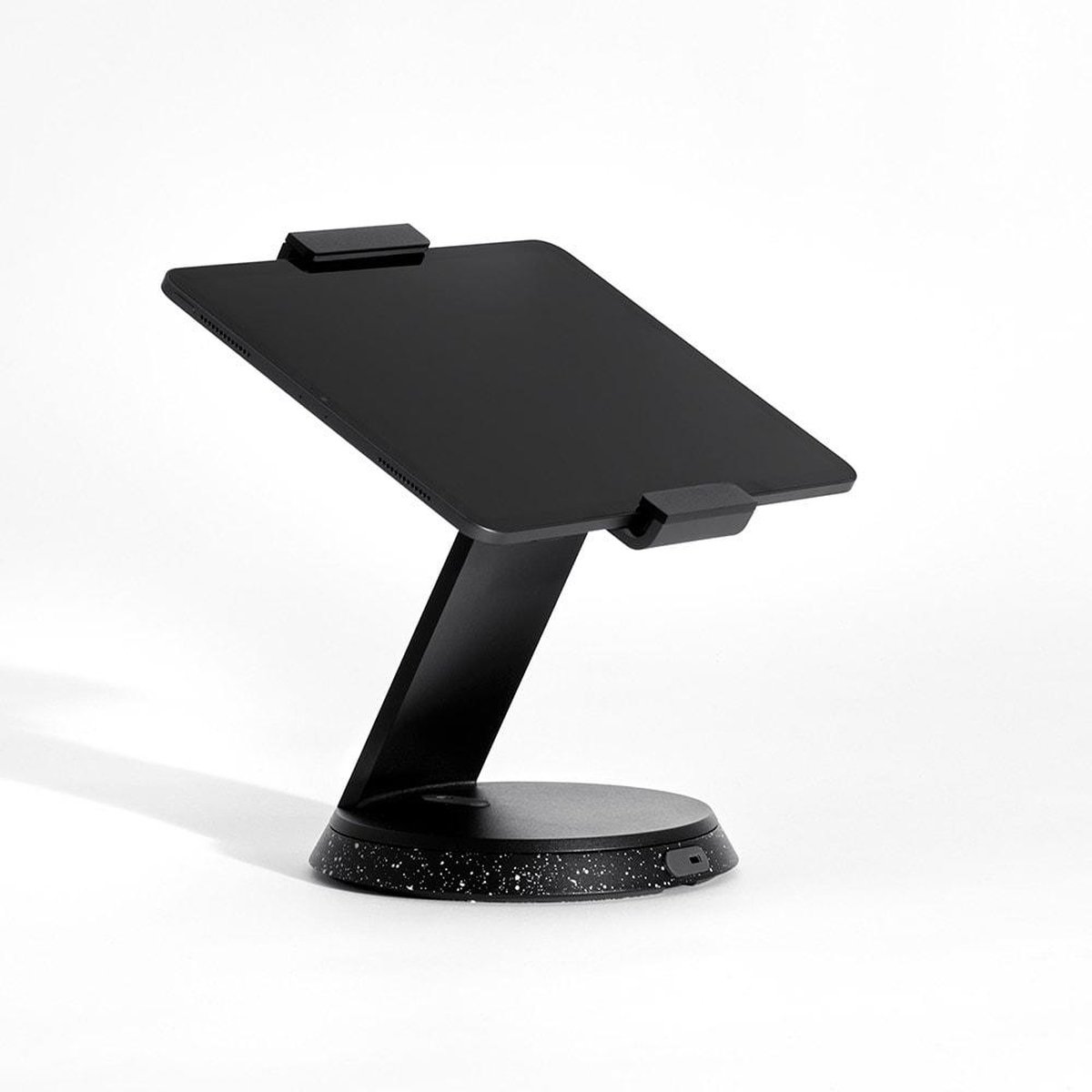 Bouncepad Eddy tafelstandaard, Tablet houder tafel universeel, zwart