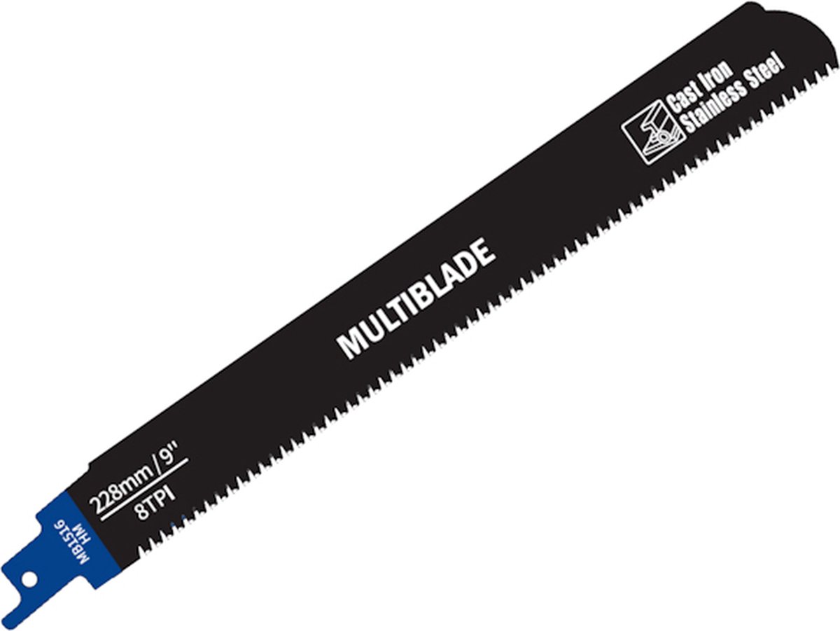 Multiblade MB1516 Reciprozaagblad 228mm, geharde punten, metaal