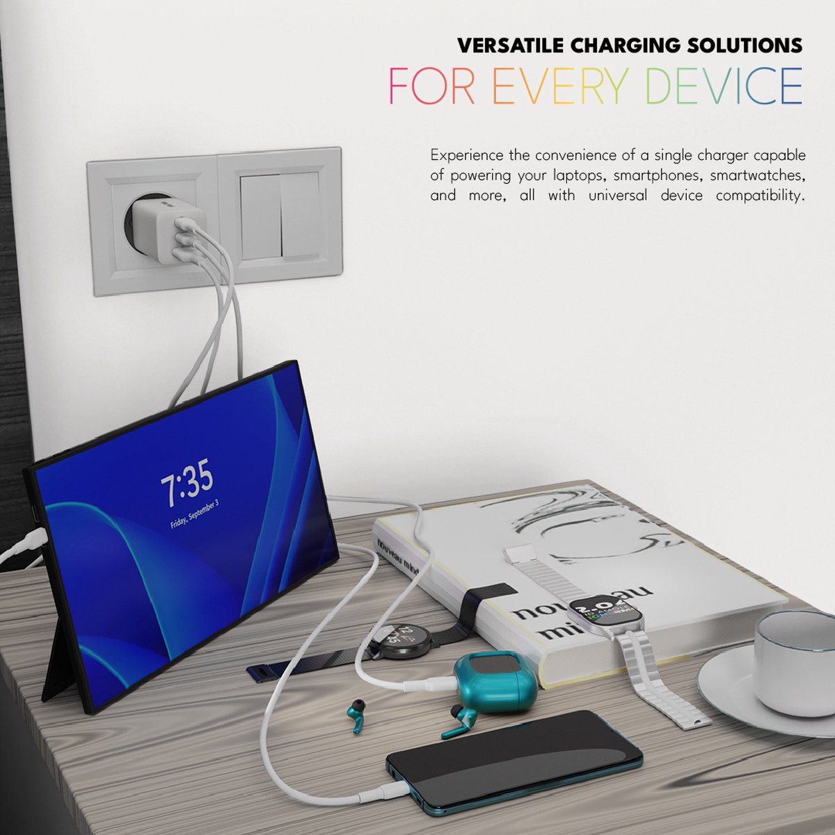 USB-C stopcontact voor snel en stijlvol opladen - Home Comfort Press