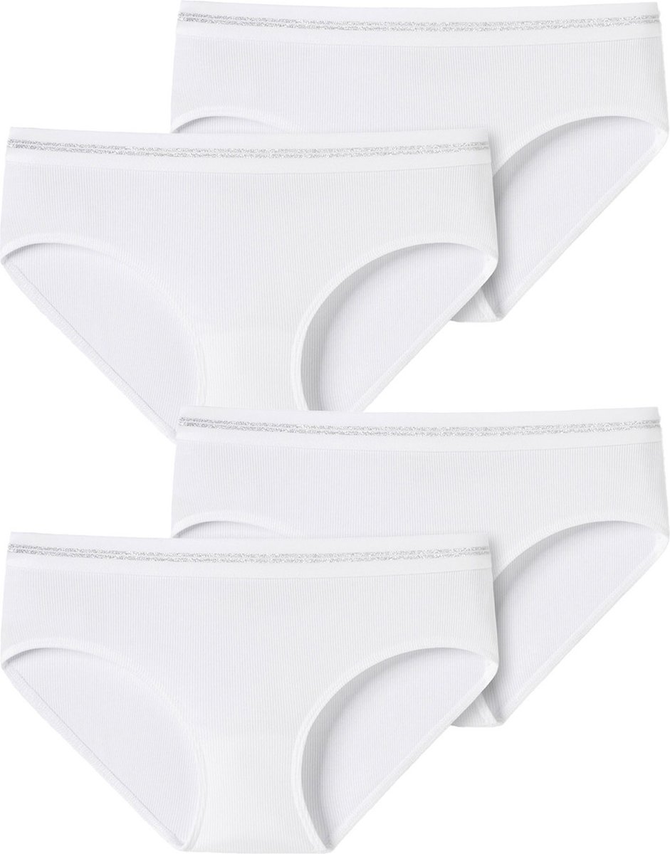 Schiesser Panty Lang Leven Rib wit