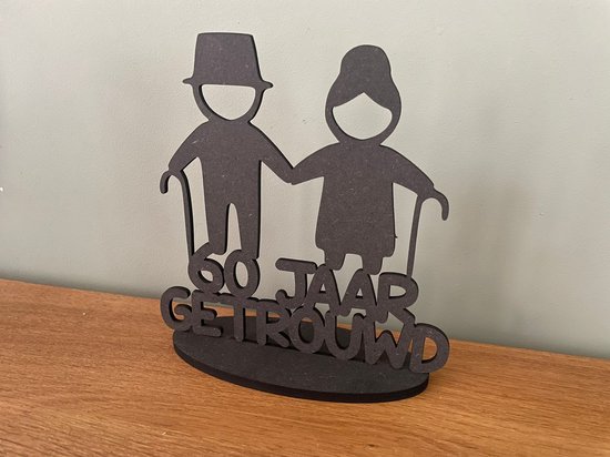 60 Jaar getrouwd - 60 jaar getrouwd versiering - 60 jaar getrouwd