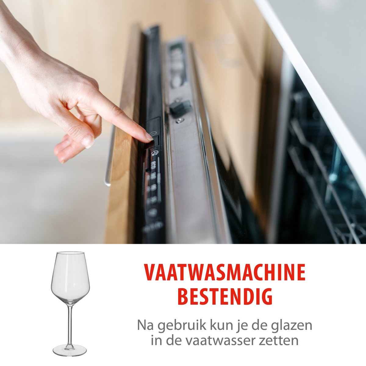 alpina Wijnglazen Witte Wijn - 6 Stuks Witte Wijnglazen - Wijnglas 37cl - Wijnglazen Set - Glazenset voor Diner - Wijn Glazen - Helder Glas — cadeau in Koken & Dineren - foto 5