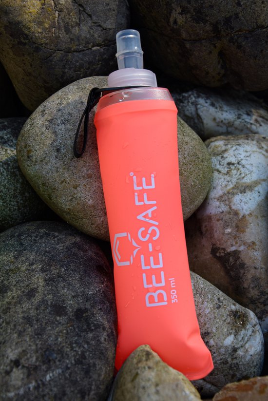 Soft Drink Bottles | coral | BEE SAFE -350ML- | flask | Soft Drink Bottles | zachte drinkfles | flexibele drinkfles | opvouwbare drinkfles