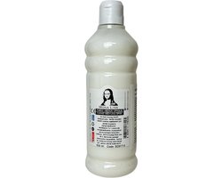 foto van SÜDOR Textielmedium 500 ml. maakt van acrylverf textielverf, verbetert de hechting van acrylverf op stoffen. Wasmachinebestendig, wasbestendig. Textielverf medium, stofverf medium