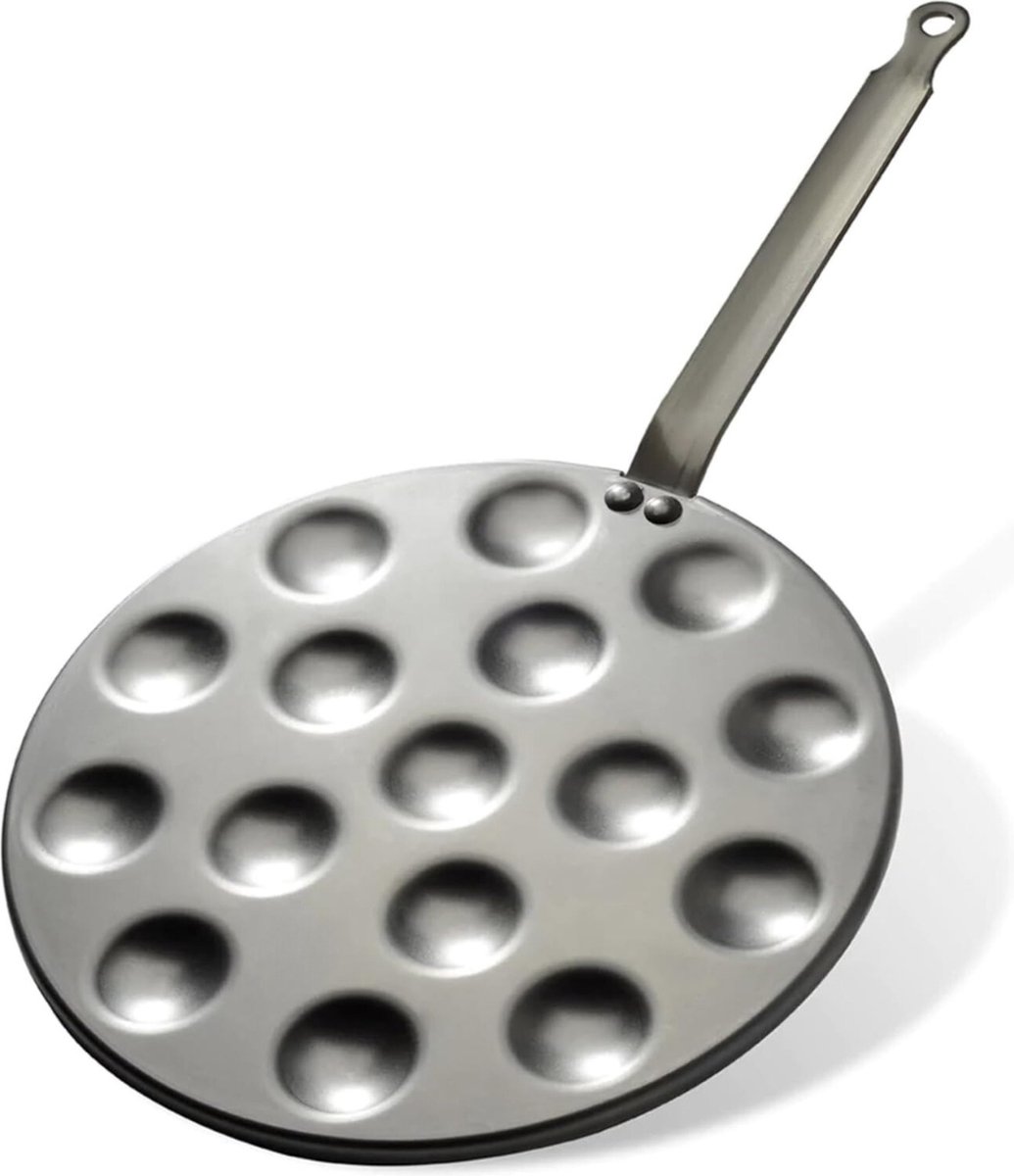 Bol.com Poffertjespan - Poffertjesmaker - Poffertjespannen - Poffertjes pan - Poffertjes wafel ijzer - Poffertjesplaat aanbieding