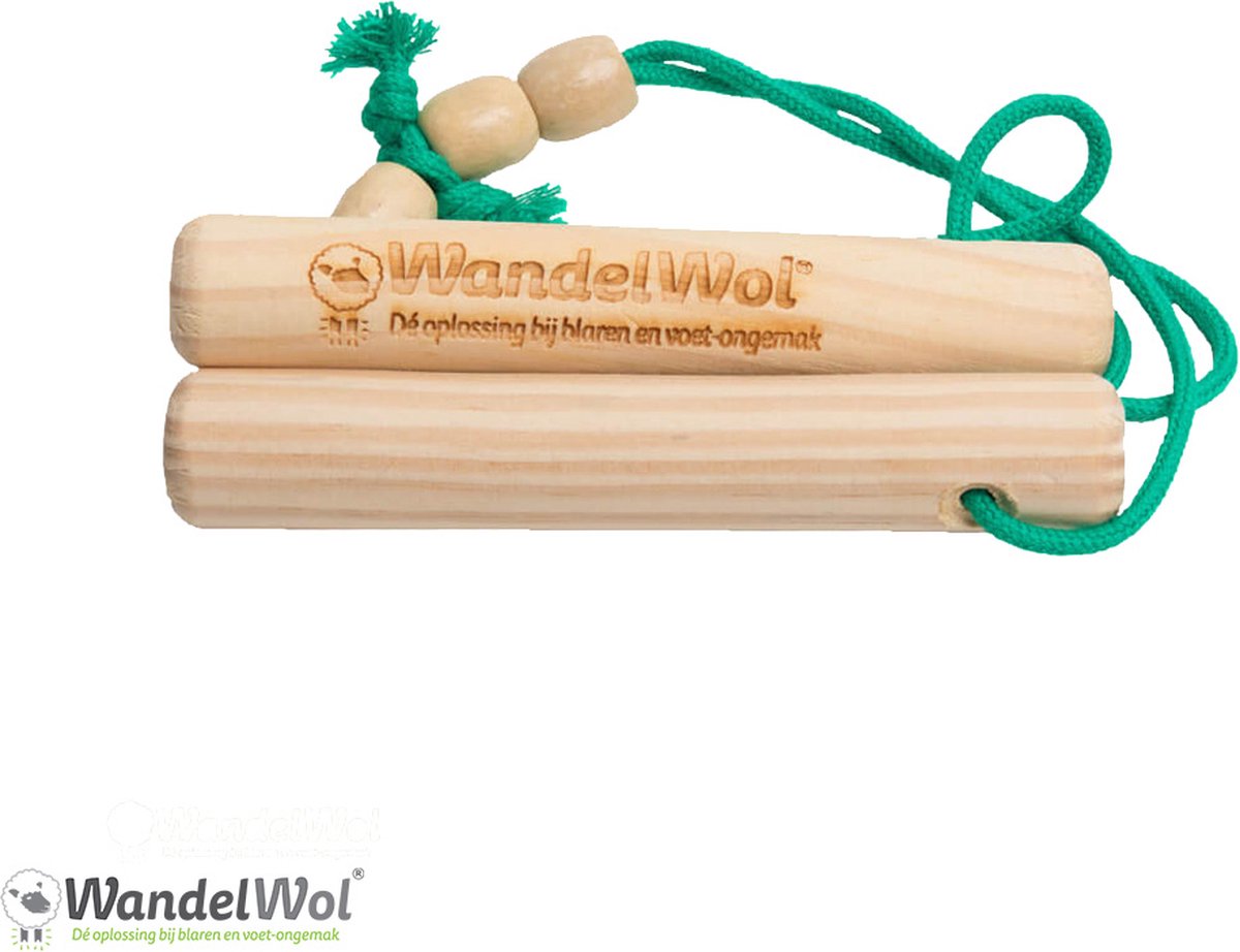 Goedkoopste WandelHout Groen koord | product van WandelWol | licht gewicht tool