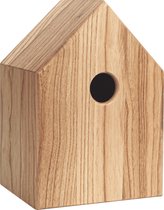 Singing Friend - Jan - Houten Vogelhuisje - Huisvormig Design - Duurzaam - Vogelvoederhuisje voor Vogels - Tuinvogels