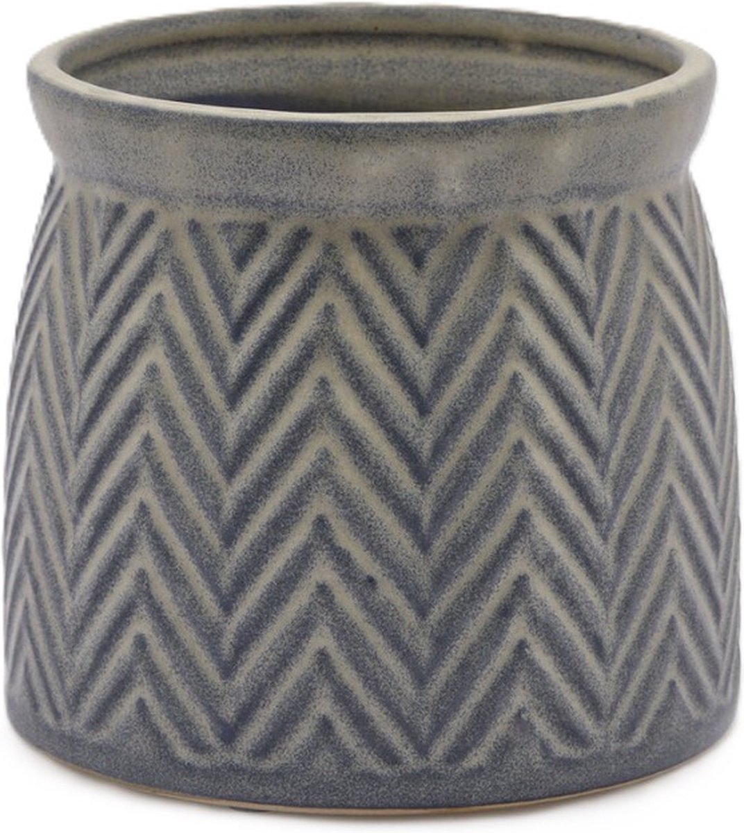 EGD Bloempot Blauw D 18.5 cm H 16.5 cm