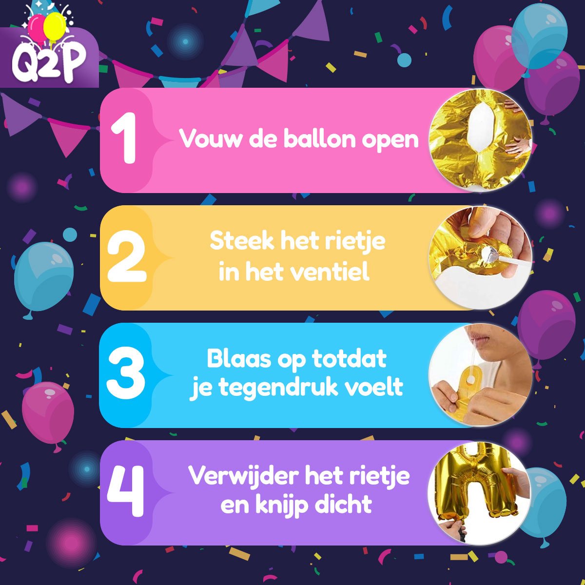 Cijfer Ballonnen Ballon Cijfer 1 Verjaardag Versiering Feest Helium Ballonnen Cijferballon Folieballon Goud Xl Formaat — afbeelding 4