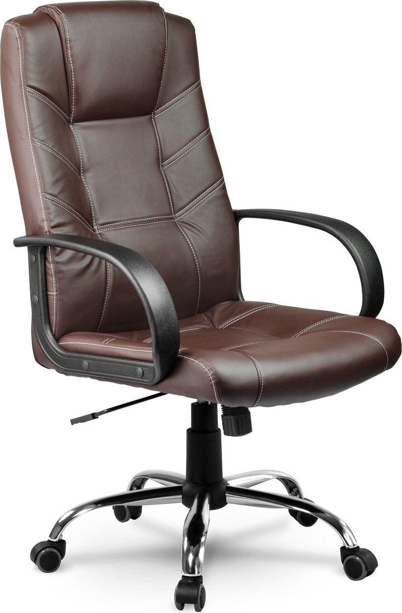 Sofotel EG-221 bruin lederen bureaufauteuil