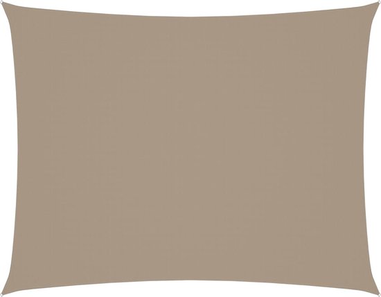 vidaXL Parasol rectangulaire 2 x 3 m Tissu Oxford Taupe