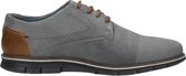 Bugatti Simone Comfort Veterschoenen Laag - Lichtgrijs - Maat 41