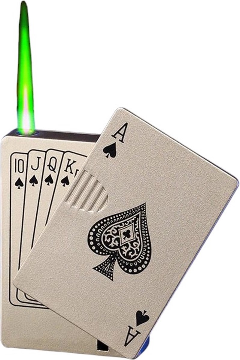 Goedkoopste Giftpoint Aansteker Gas - Poker Aansteker - Luxe Aansteker - UV Lamp - Aansteker Windproof - Aanstekers - Kerstcadeau - Cadeau voor Hem - Vaderdag Cadeau - Valentijn Cadeau