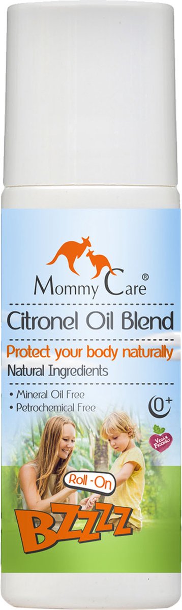 Goedkoopste Mommy Care - Citronella olie melange - Muggenspray als Roller - Deet vrij - 100 Natuurlijke ingrediënten - Citronella olie, Eucalyptus olie en Rozemarijnolie - Gemaakt voor baby's - 70 ML