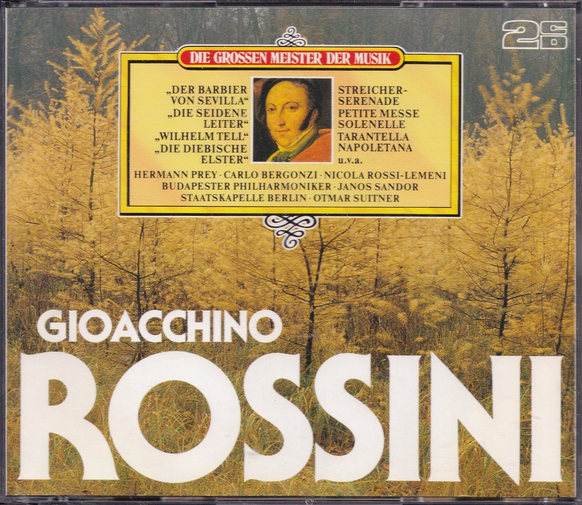 2CD Die grossen Meister der Musik - Gioacchino Rossini - Diverse artiesten