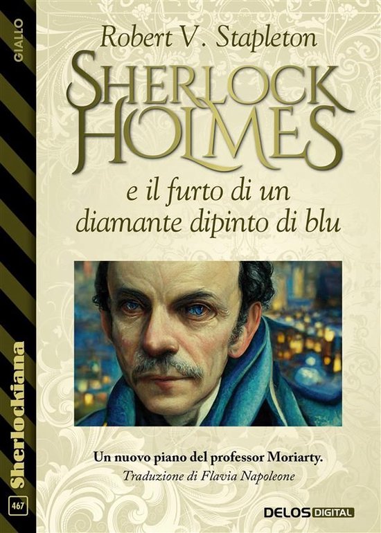 Sherlock Holmes e il furto di un diamante dipinto di blu - cover