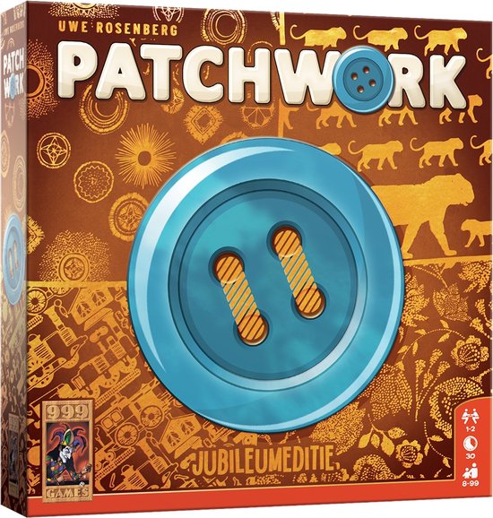 999 Games - Patchwork - Jubileumeditie - Bordspel - Voor 2 spelers - Gezelschapsspel