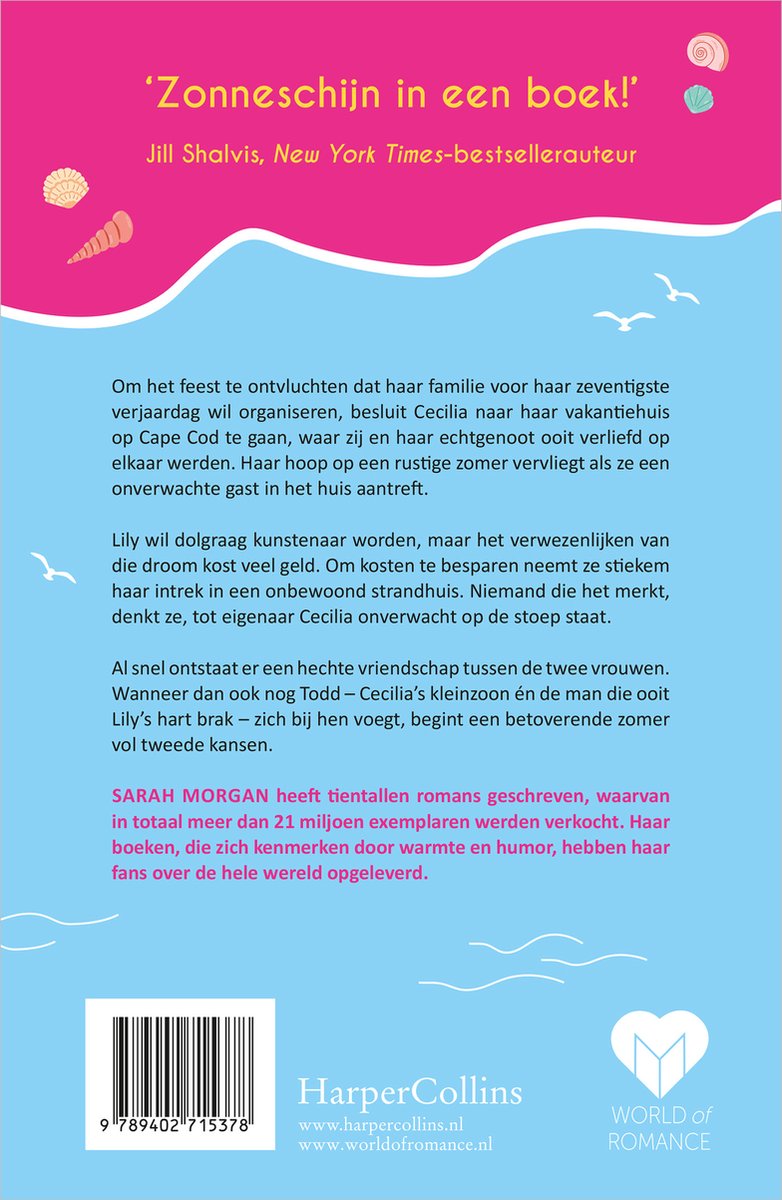 Die zomer met jou - back cover