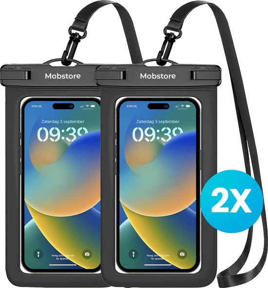 2x Waterdicht telefoonhoesje