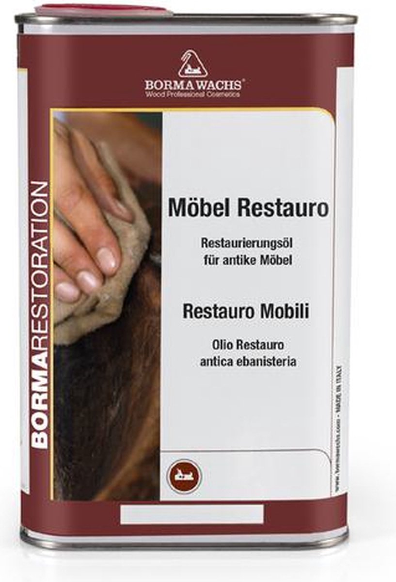Borma Wachs Meubel Restauro restauratie olie kleur Licht Hout - 1 liter