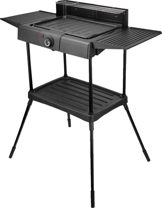 Relaxwonen - Elektrische Barbeque Grill en Vetopvangbak - Staande- en Tafel BBQ - 1800 tot 2200 Watt