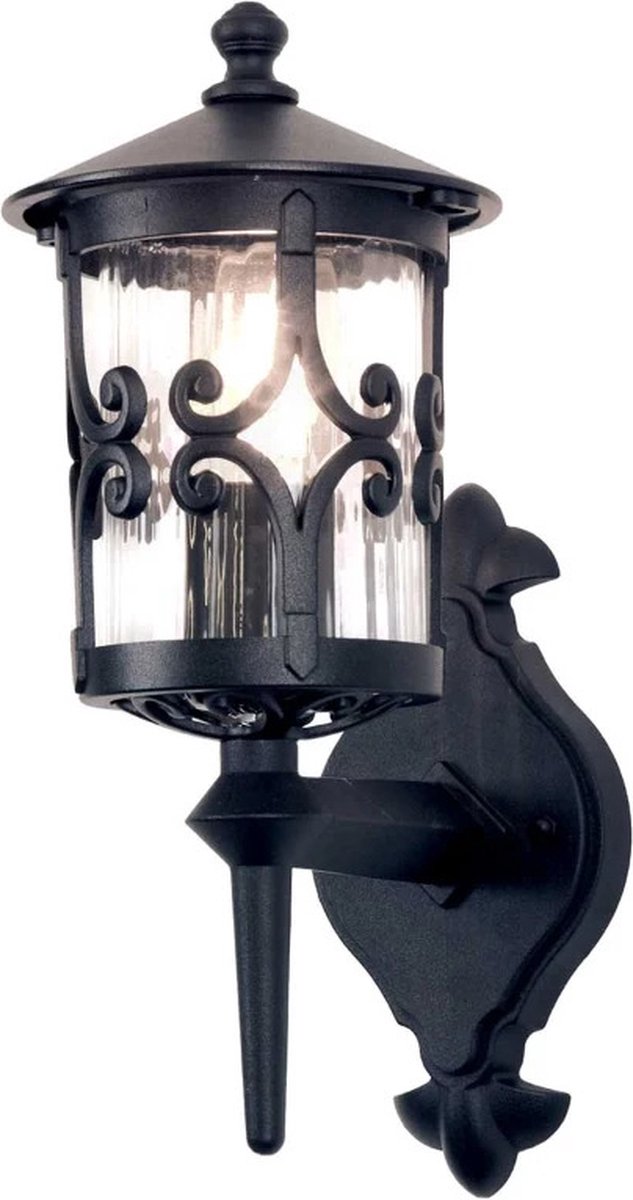Elstead Lighting LED Wand Buitenlamp Hereford | 1X E27 Max 60W | Dimbaar | Black