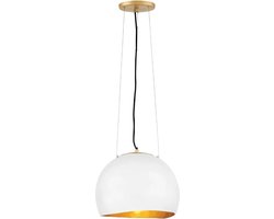 Lisa McDennon by Hinkley LED Hanglamp Nula | 1X E27 Max 100W | Dimbaar | Shell White & Luxe Gold