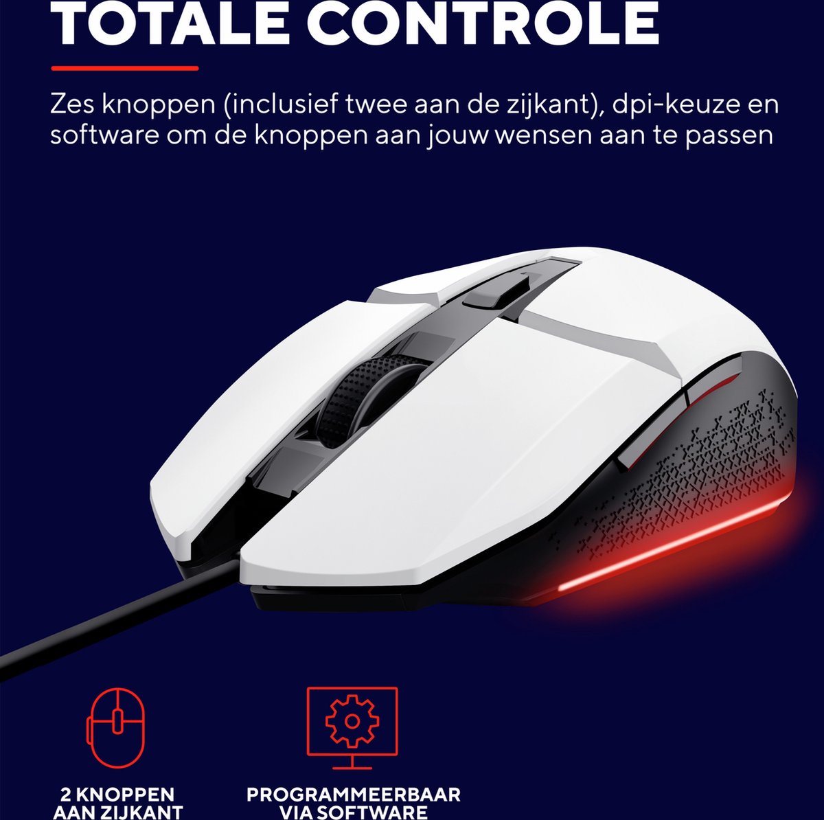 Trust GXT 109W Felox - Gaming Muis thumbnail 3
