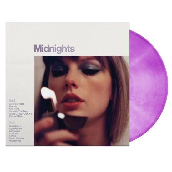 Taylor Swift Midnights Limited Love Potion Lavender Marbled Vinyl edition LP