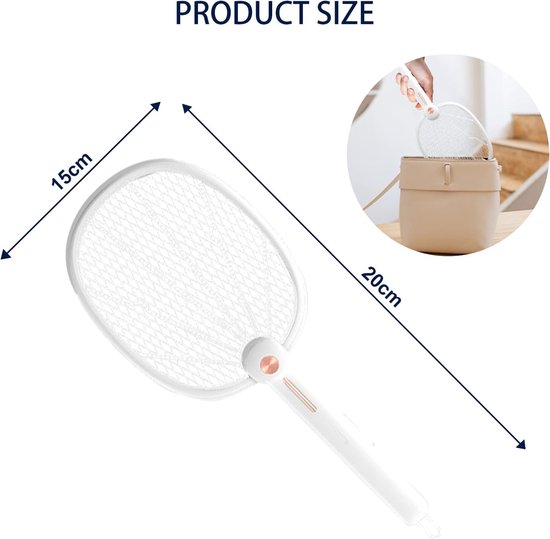 Elektrische Vliegenmepper - Electrische Vliegenmepper - Electrische Vliegenvanger - Elektrische Vliegenvanger - Elektrische Muggenvanger - Elektrisch Vliegenmepper - Vliegenvanger - Muggenlamp - Muggenvanger - Electric Mosquito Swatter