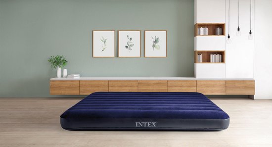 Intex Classic Downy Luchtbed - 191x137x25 cm