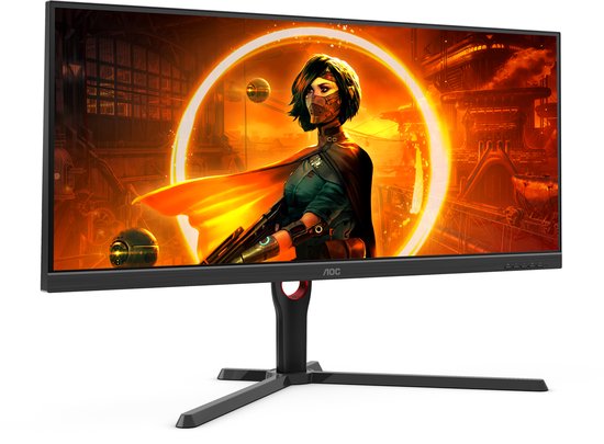 AOC U34G3XM Gaming Monitor - 34 inch UWQHD - 144Hz - AMD FreeSync ...