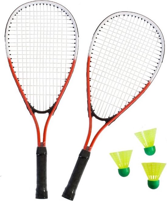 Speedminton S700 Crossminton Set - 2 Rackets, 5 Speeders & Easy Court For Outdoor Fun