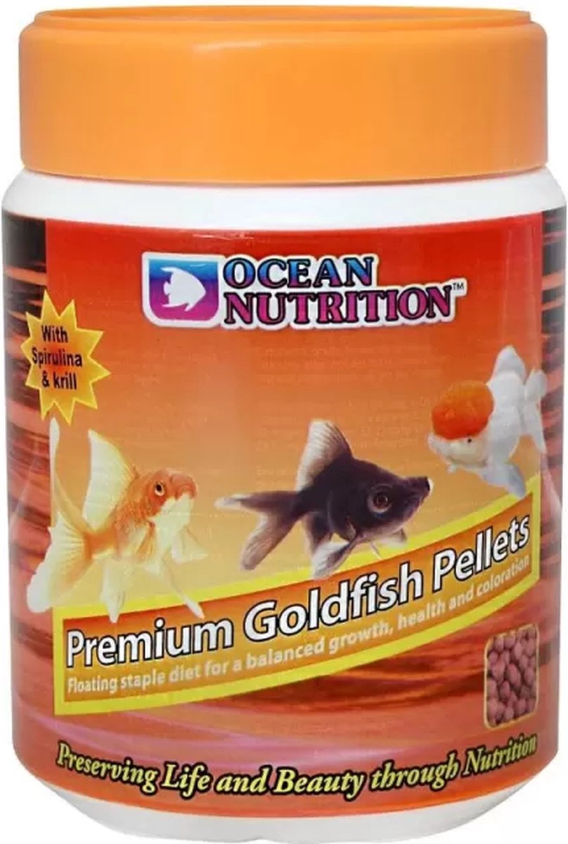 Ocean nutrition premium goldfish pellets 110g