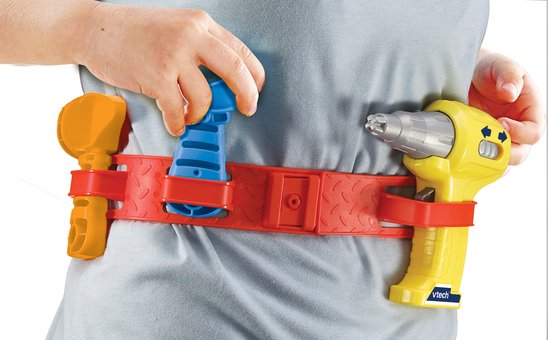 VTech Kluspret Gereedschapsset - 9 delige gereedschapsset - vanaf 2 jaar - Educatief speelgoed van Vtech — afbeelding 3