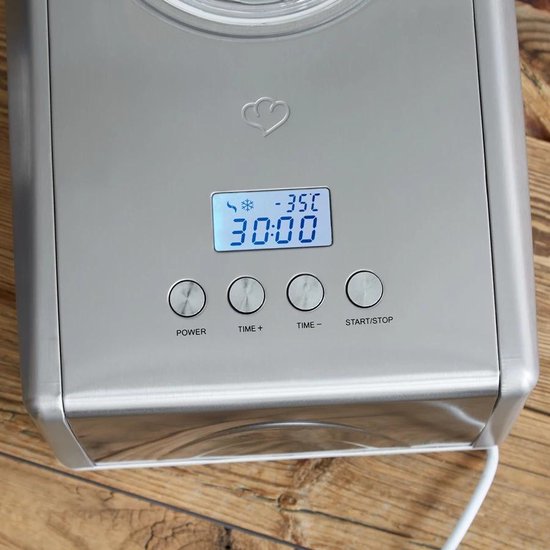 Springlane Zelfvriezende IJsmachine 1,5L Emma Zilver van SPRI — afbeelding 4
