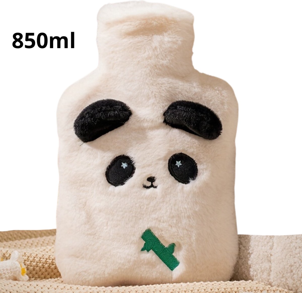 Goedkoopste Nivard Warmwaterkruik - Warmtekruik - Warmwaterzak Met Hoes - Warmtekussen - Knuffel Kruik - Bag - Panda