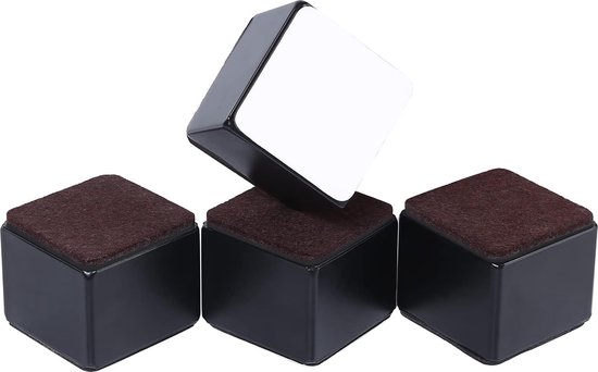 Design61 Set van 4 kunststof meubelglijders, meubelonderzetters, sofa