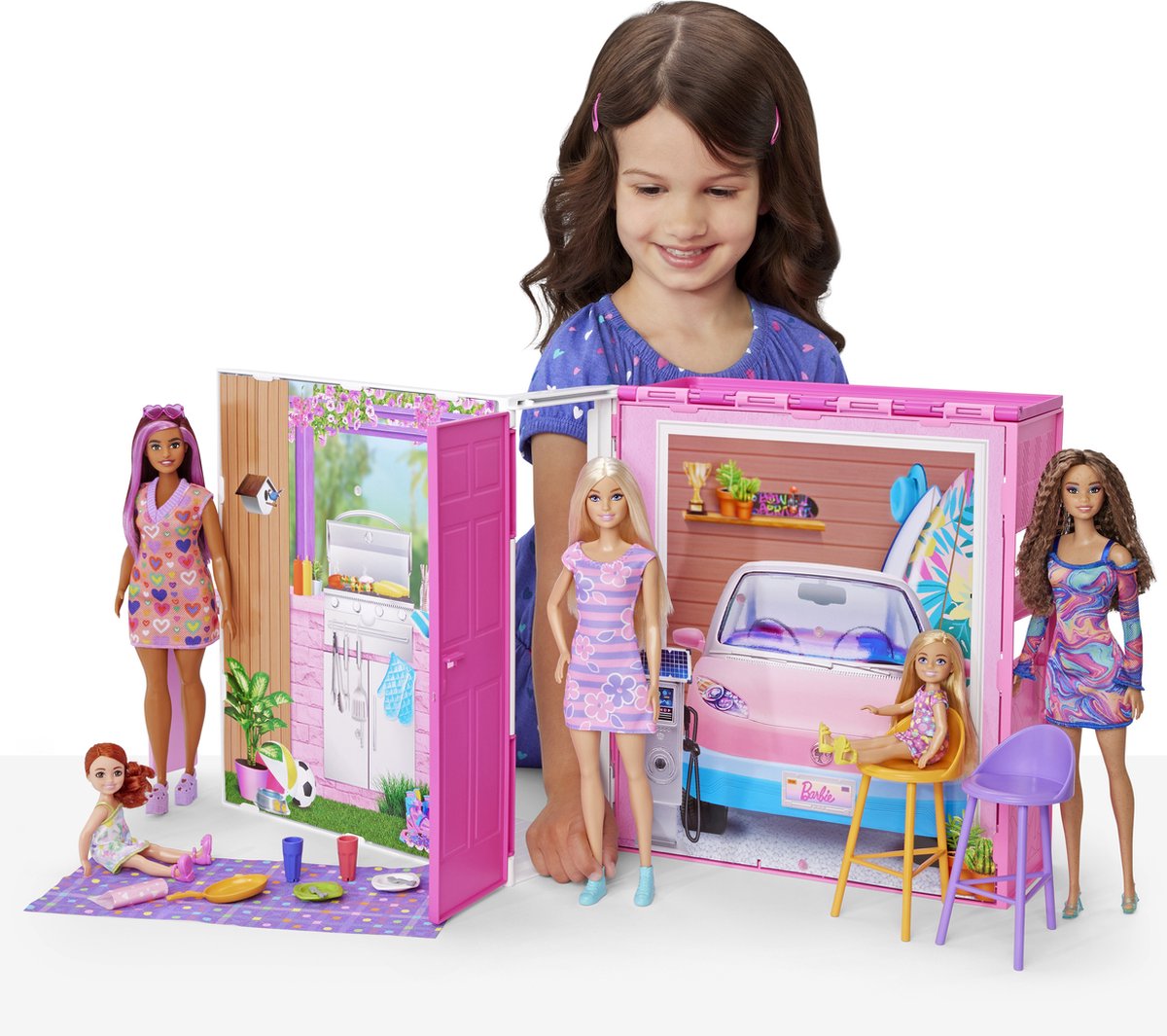 Barbie 65 jaar Vakantiehuis - Barbiepop - Poppenhuis — afbeelding 5
