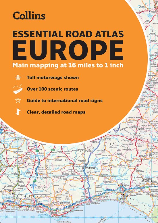 2022 Collins Essential Road Atlas Europe - cover